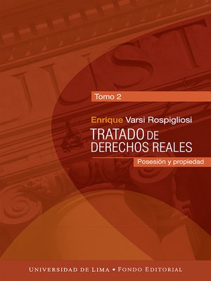 cover image of Tratado de derechos reales (Tomo 2)